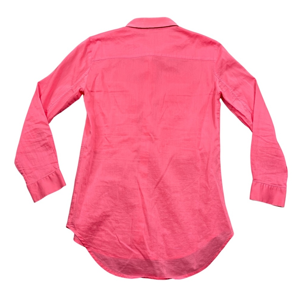 Theory TP LongSleeve Button Up‎ Blouse Ladies Sem… - image 4